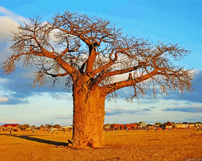 African Tree Painting By Numberss.png