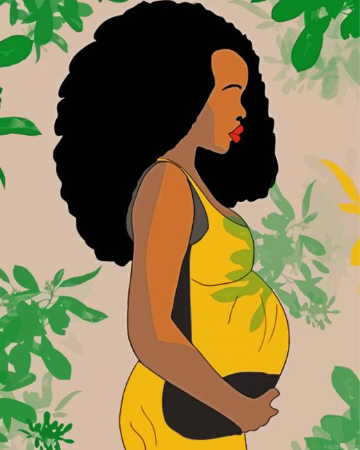 African Woman Pregnant Painting By Numberss.png