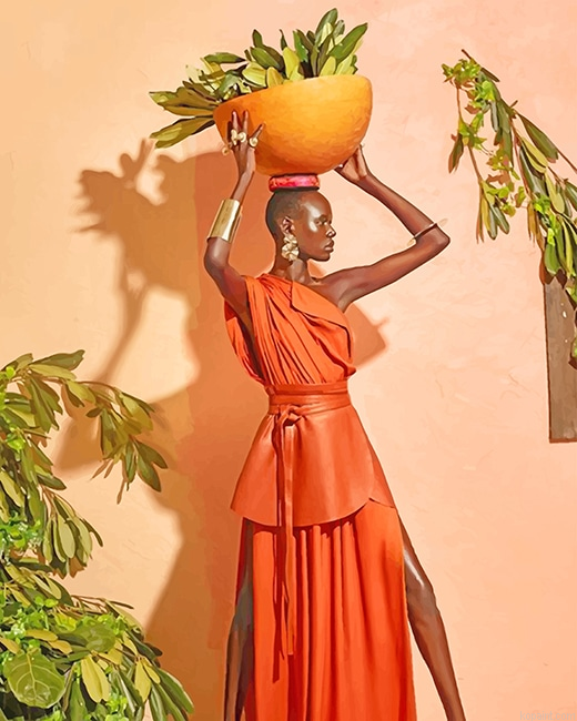 African Women Shooting New Painting By Numberss.png