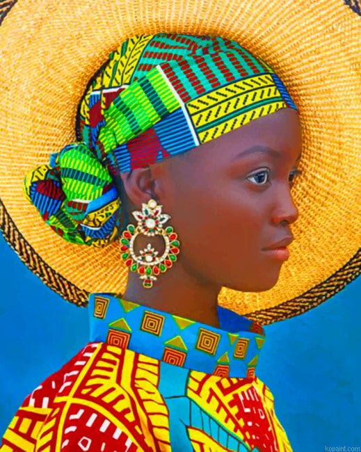 Afro Girl New Painting By Numberss.png