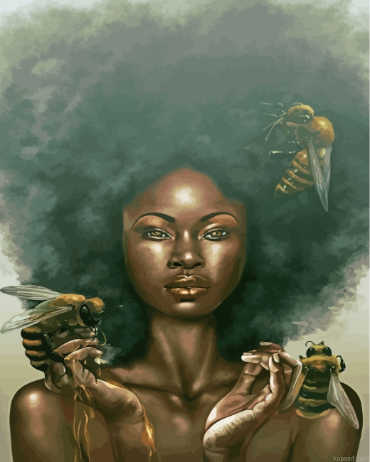Afro Lady Painting By Numberss.png