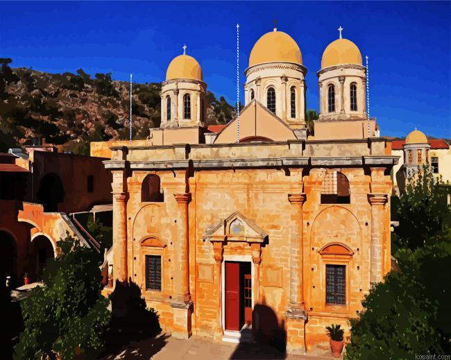Agia Triada Tzagaroli Monastery Crete Painting By Numberss.png