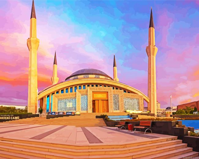 Ahmet Hamdi Akseki Mosque Ankara Painting By Numberss.png