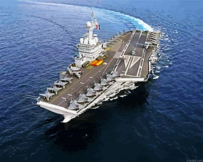 Aircraft Carrier Ship Painting By Numberss.png