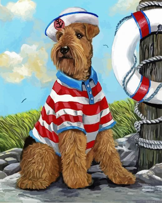 Airedale Dog Painting By Numberss.png