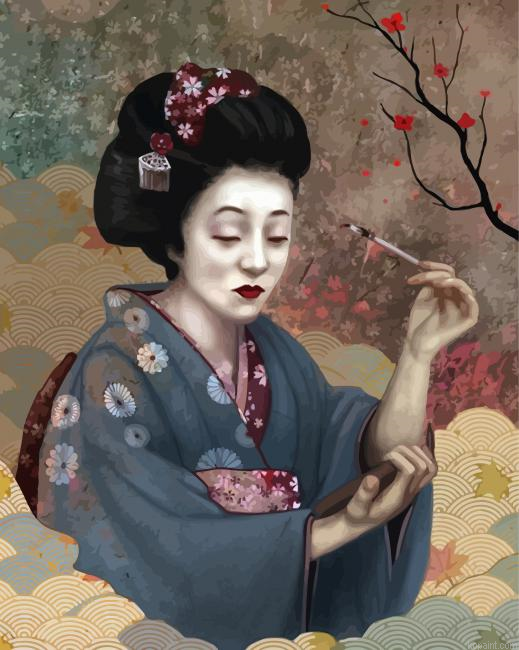 Aisan Lady Painting By Numberss.png