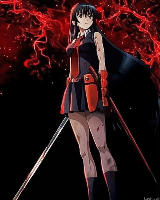 Akame Ga Kill Painting By Numberss.png