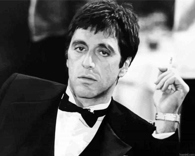 Al Pacino Scarface Movie Painting By Numberss.png