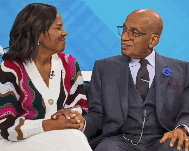 Al Roker With His Wife Painting By Numberss.png