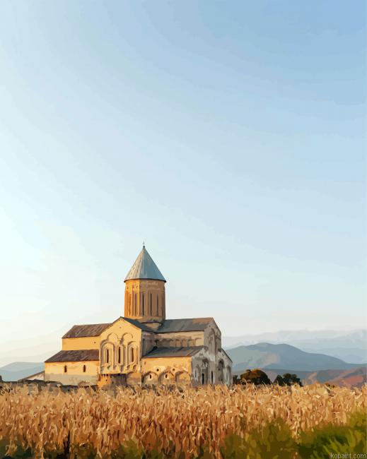 Alaverdi Monastery Georgia Paint By Numbers.png