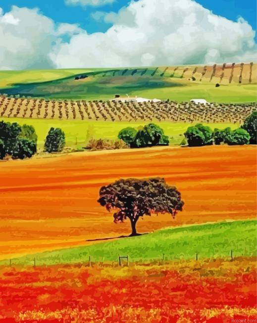 Alentejo Landscape Painting By Numberss.png