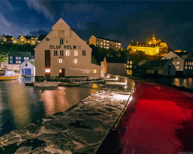 Alesund Night Painting By Numberss.png