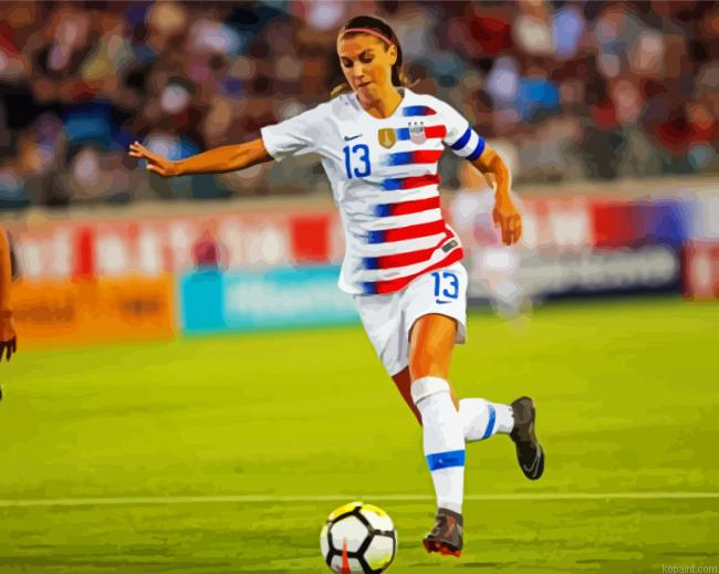 Alex Morgan Player Painting By Numberss.png