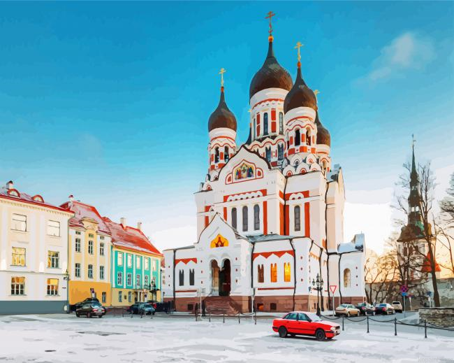 Alexander Nevsky Cathedral Tallinn Painting By Numberss.png