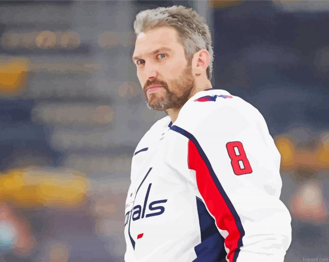 Alexander Ovechkin Russian Player Painting By Numberss.png
