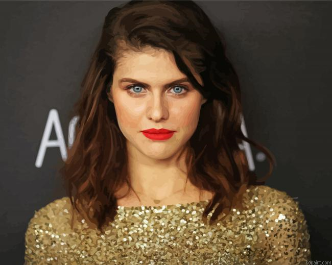 Alexandra Daddario Paint By Numbers