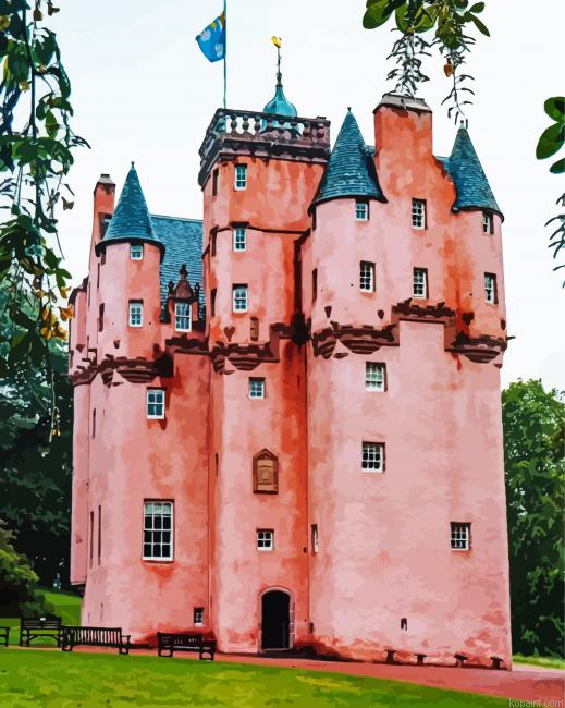 Alford Craigievar Castle Painting By Numberss.png