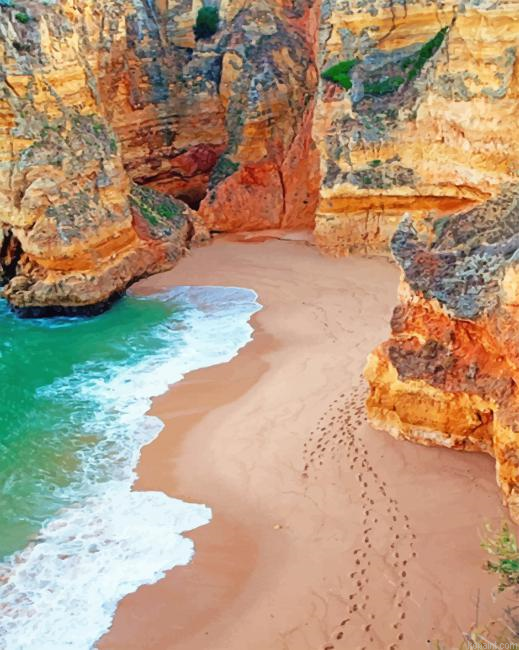 Algarve Ocean Paint By Numbers