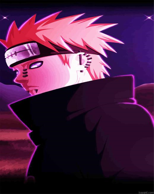 Alias Of Pain Nagato Painting By Numberss.png