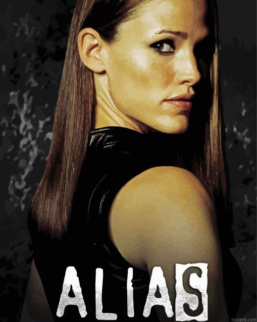 Alias Serie Character Painting By Numberss.png