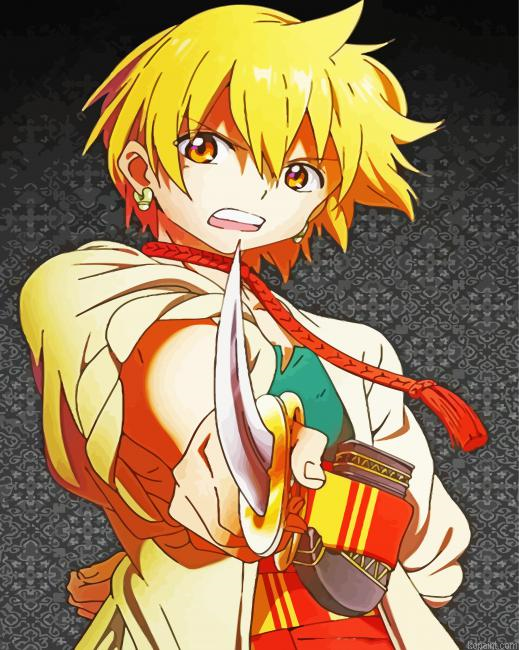 Alibaba Saluja Magi Anime Painting By Numberss.png