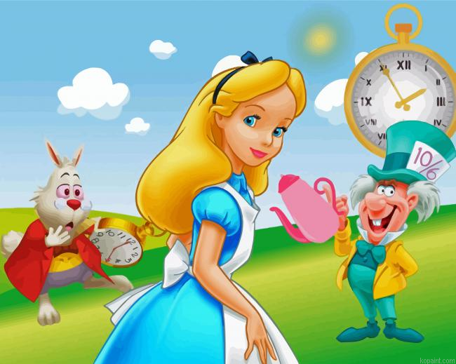 Alice In Wonderland Animation Painting By Numberss.png