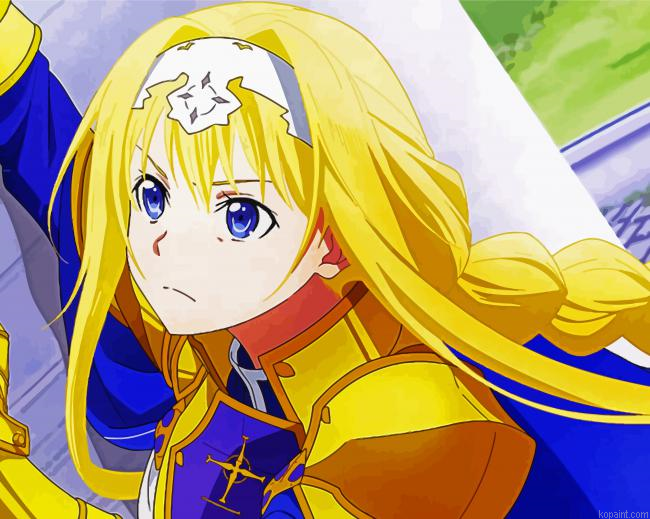 Alice Zuberg Character Painting By Numberss.png