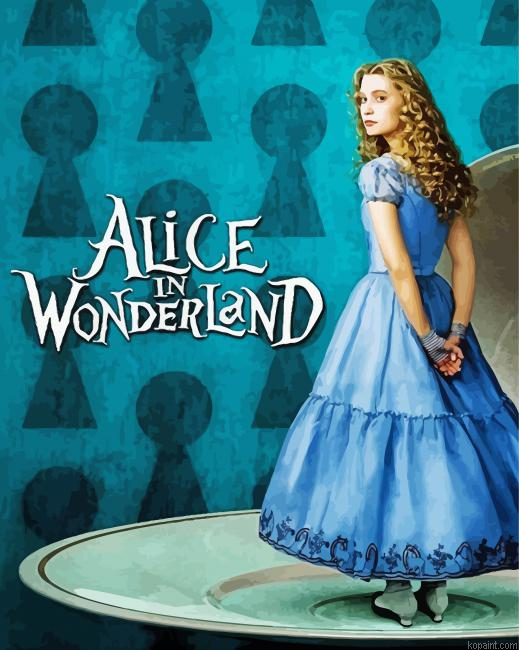 Alice In Wonderland Poster Painting By Numberss.png