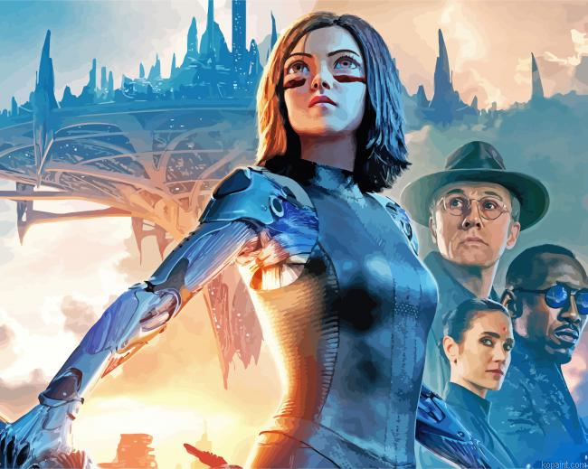 Alita Battle Angel Painting By Numberss.png