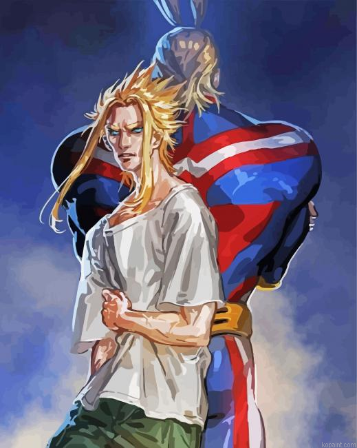 All Might Toshinori Yagi Painting By Numberss.png