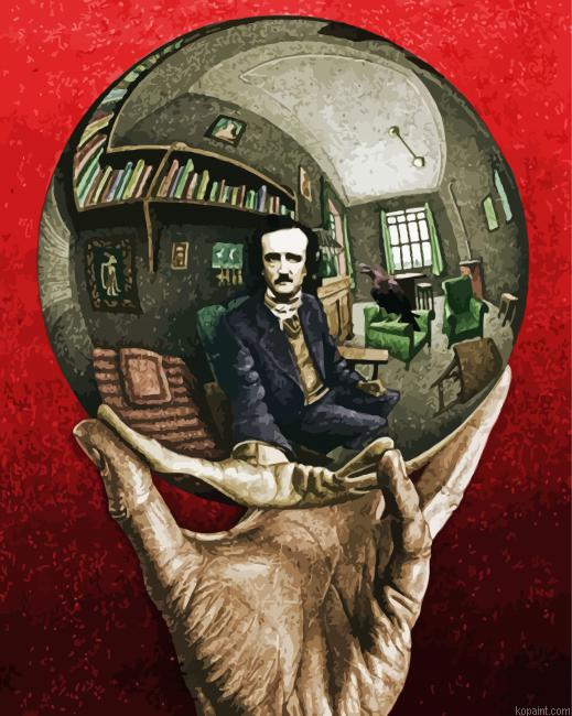 Allan Poe Crystal Ball Painting By Numberss.png