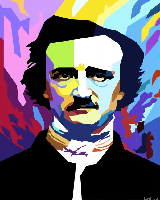 Allan Poe Pop Art Painting By Numberss.png