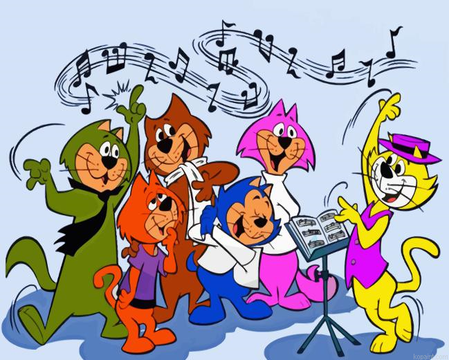 Alley Cats Music Lesson Paint By Numbers