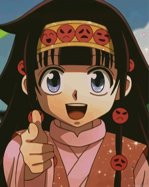 Alluka Zoldyck Anime Painting By Numberss.png