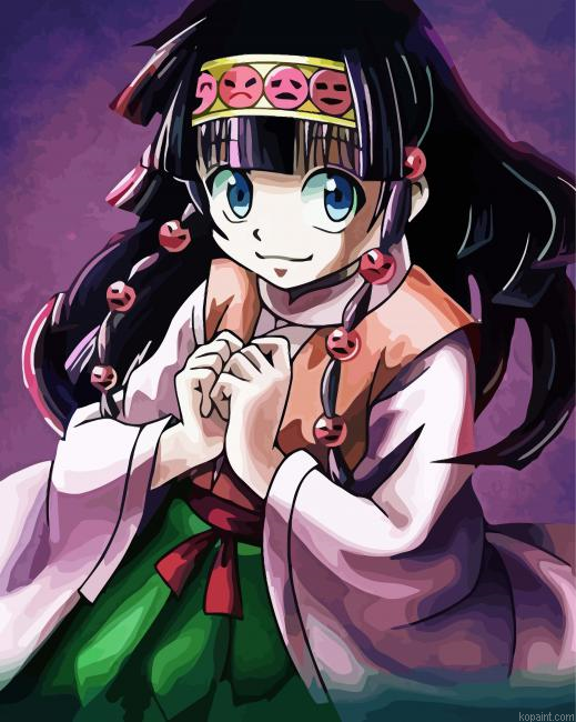 Alluka Zoldyck Hunter X Hunter Anime Painting By Numberss.png