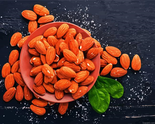 Almomnds In A Bowl Painting By Numberss.png
