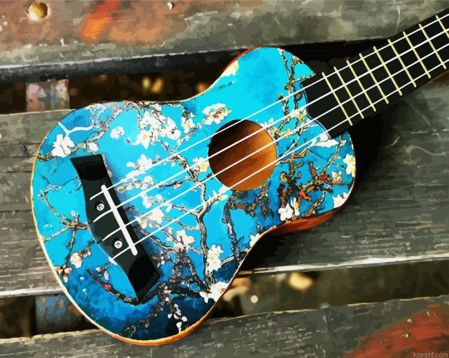 Almond Blossom Ukulele Paint By Numbers.png