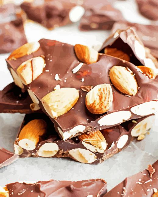 Almond Chocolate Bars Painting By Numberss.png