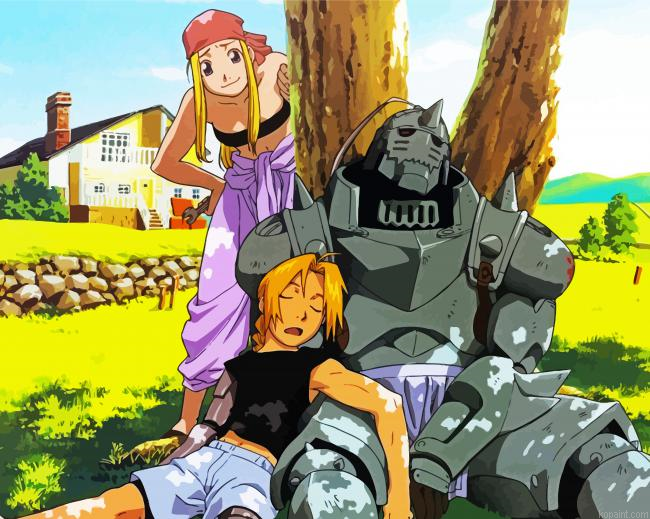 Alphonse And Fullmetal Alchemist Paint By Numbers