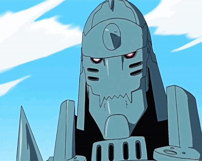 Alphonse Anime Character Painting By Numberss.png
