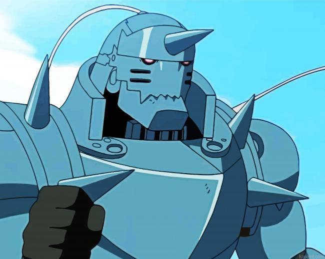 Alphonse Fullmetal Alchemist Character Painting By Numberss.png