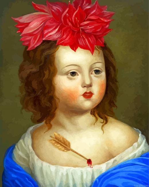 Amaryllis And The Golden Arrow Painting By Numberss.png