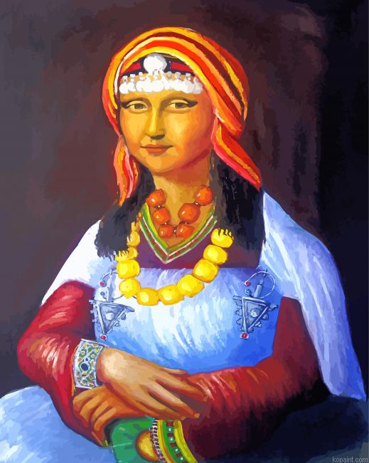 Amazigh Monalisa Paint By Numbers.png