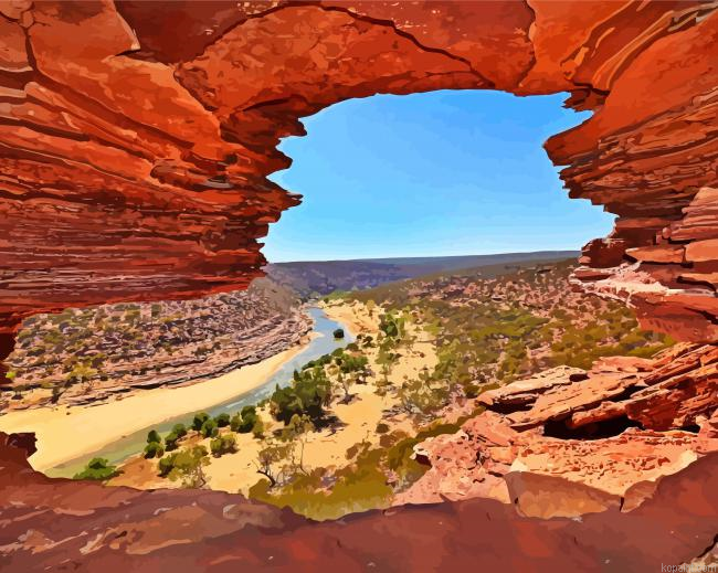 Amazing Australian Landscape Illustration Painting By Numberss.png