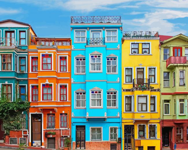 Amazing Colorful City Painting By Numberss.png