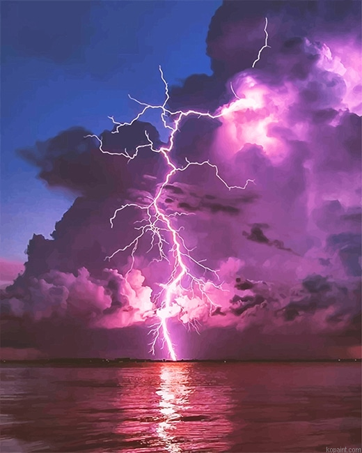 Amazing Thunderstorm New Painting By Numberss.png