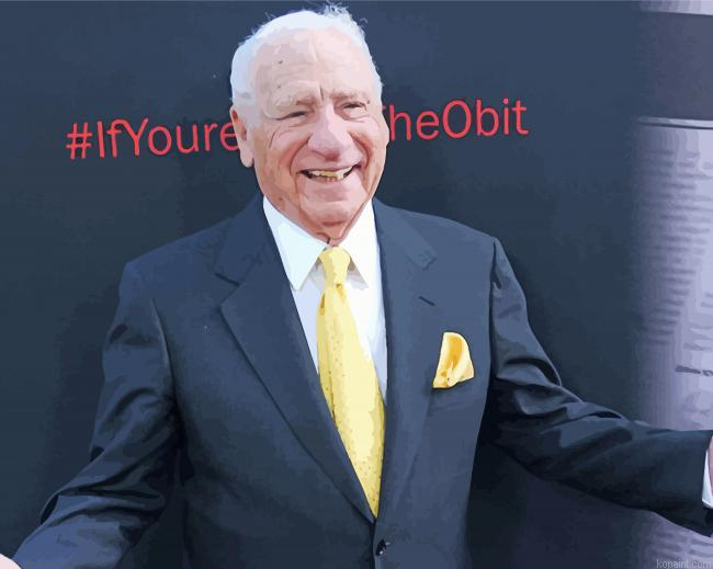American Actor Mel Brooks Painting By Numberss.png