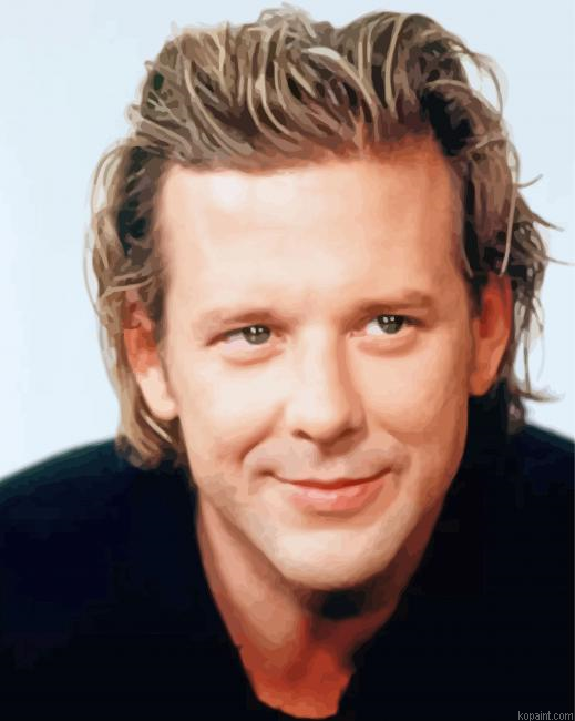 American Actor Mickey Rourke Painting By Numberss.png
