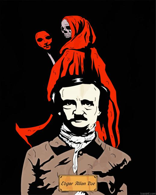 American Edgar Allan Poe Art Painting By Numberss.png