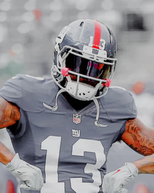 American Football Jersey Paint By Numbers